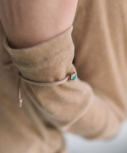 ear PAPILLONNER（イアパピヨネ）の「プチカラーカボションブレスレット（ブレスレット・レディース・ゴールド/シルバー・FREE）」の15枚目の写真