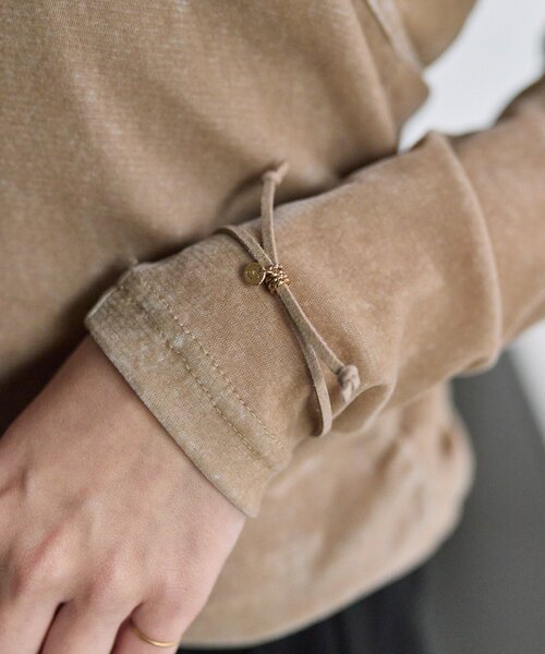 ear PAPILLONNER（イアパピヨネ）の「プチカラーカボションブレスレット（ブレスレット・レディース・ゴールド/シルバー・FREE）」の16枚目の写真