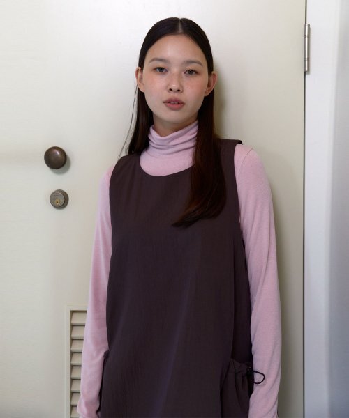 38COMEONCOMMON(38カモンコモン)の「Classic Turtle neck T-shirts (Light pink)(Tシャツ/カットソー・レディース・その他・FREE)」の5枚目の写真