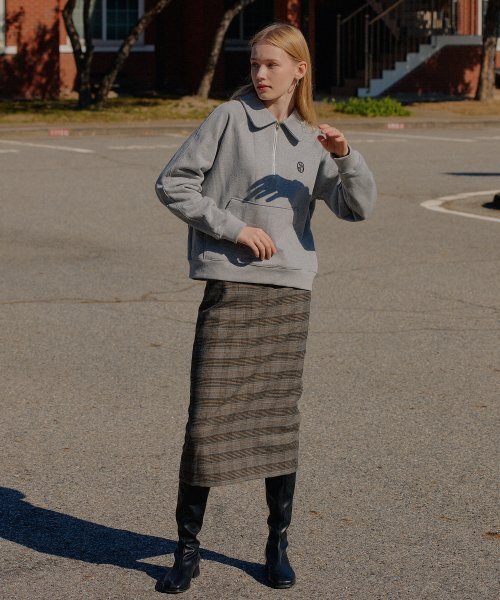 YUPPE(ヨッペ)の「CAR CHECK SKIRT_GRAY(スカート・レディース・その他・SMALL/MEDIUM)」の4枚目の写真
