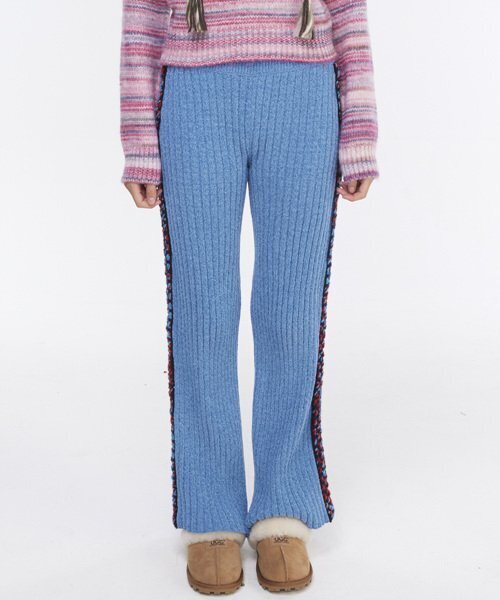 THE GREATEST(ザ グレイテスト)の「Boostcut Knit Leggings Blue(その他パンツ・レディース・その他・FREE)」の1枚目の写真