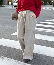 DouDou | コーデュロイワイドイージーパンツ(その他パンツ)