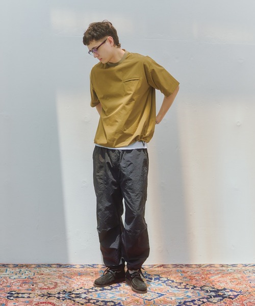 MILITARY(ミリタリー)の「【SETUP7】Tech Drawstring Tee KKP/ テックドロストTシャツ(Tシャツ/カットソー・メンズ・ブラック/カーキ/グレー・M/L)」の17枚目の写真