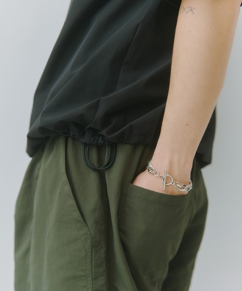 MILITARY(ミリタリー)の「【SETUP7】Tech Drawstring Tee KKP/ テックドロストTシャツ(Tシャツ/カットソー・メンズ・ブラック/カーキ/グレー・M/L)」の14枚目の写真