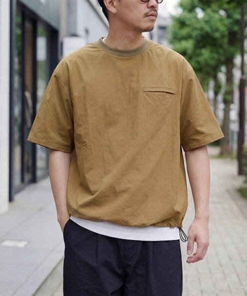 MILITARY(ミリタリー)の「【SETUP7】Tech Drawstring Tee KKP/ テックドロストTシャツ(Tシャツ/カットソー・メンズ・ブラック/カーキ/グレー・M/L)」の19枚目の写真