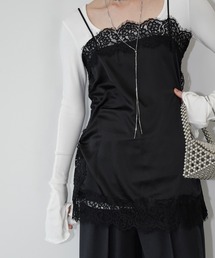 chuclla | サテンレースキャミソール chw26s018(キャミソール)