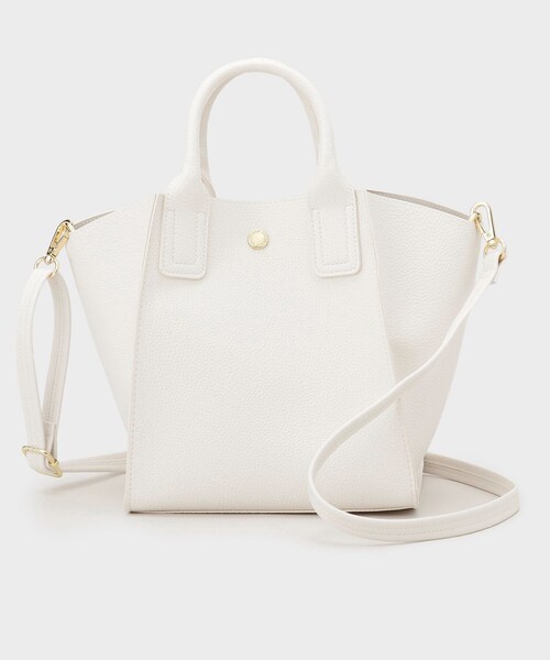 OPAQUE.CLIP(オペークドットクリップ)の「サイドウィングミドルトートバッグ【2WAY/軽量】(ショルダーバッグ・レディース・ナチュラル/アイボリー/ブラック/ライトブルー・00)」の16枚目の写真