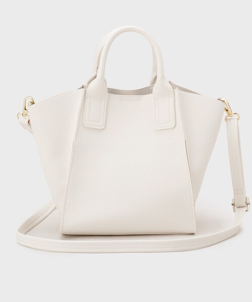 OPAQUE.CLIP(オペークドットクリップ)の「サイドウィングミドルトートバッグ【2WAY/軽量】(ショルダーバッグ・レディース・ナチュラル/アイボリー/ブラック/ライトブルー・00)」の18枚目の写真