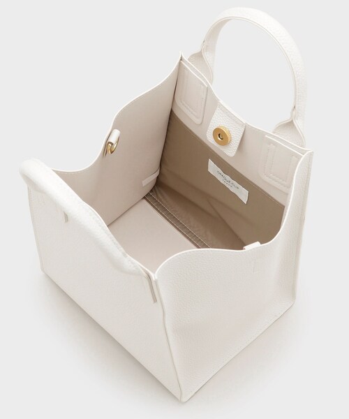 OPAQUE.CLIP(オペークドットクリップ)の「サイドウィングミドルトートバッグ【2WAY/軽量】(ショルダーバッグ・レディース・ナチュラル/アイボリー/ブラック/ライトブルー・00)」の20枚目の写真