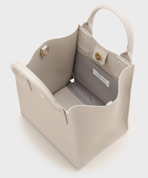 OPAQUE.CLIP(オペークドットクリップ)の「サイドウィングミドルトートバッグ【2WAY/軽量】(ショルダーバッグ・レディース・ナチュラル/アイボリー/ブラック/ライトブルー・00)」の22枚目の写真