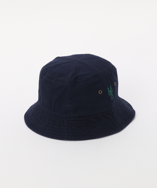 IENA（イエナ）の「MOLLIERE BEACH CLUB/モリエール・ビーチ・クラブ BUCKET HAT 帽子 IE250801（ハット・レディース・ネイビー/ホワイト・FREE）」の2枚目の写真