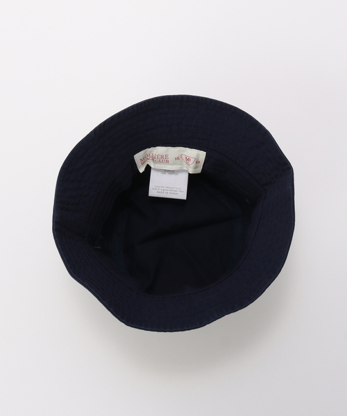 IENA（イエナ）の「MOLLIERE BEACH CLUB/モリエール・ビーチ・クラブ BUCKET HAT 帽子 IE250801（ハット・レディース・ネイビー/ホワイト・FREE）」の7枚目の写真