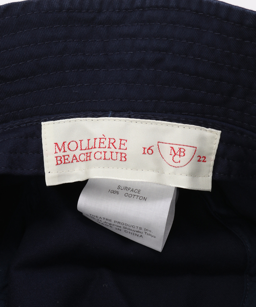 IENA（イエナ）の「MOLLIERE BEACH CLUB/モリエール・ビーチ・クラブ BUCKET HAT 帽子 IE250801（ハット・レディース・ネイビー/ホワイト・FREE）」の8枚目の写真