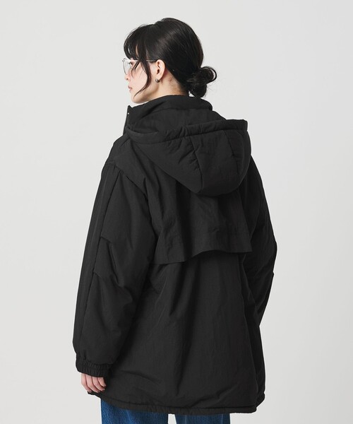 セール】ナイロン パフ フードブルゾン（その他アウター