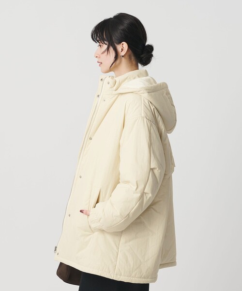 BEAUTY&YOUTH UNITED ARROWS(ビューティーアンドユースユナイテッドアローズ)の「ナイロン パフ フードブルゾン(その他アウター・レディース・オフホワイト/ブラック・S/M)」の12枚目の写真