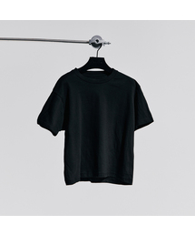 GOZER（ゴーザー）の「COTTON CROPPED T-SHIRT_BLACK（Tシャツ/カットソー）」