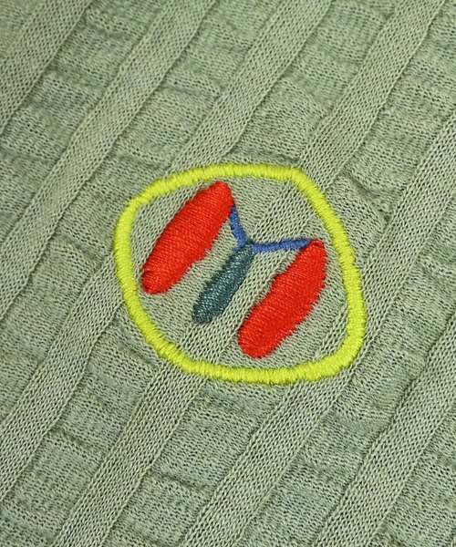 MARKEY'S（マーキーズ）の「ニットサッカーフリルカラーカットソー（Tシャツ/カットソー・キッズ・オレンジ/グリーン/ブルー/クリーム・80/90/100/110/120/130/140/150）」の9枚目の写真