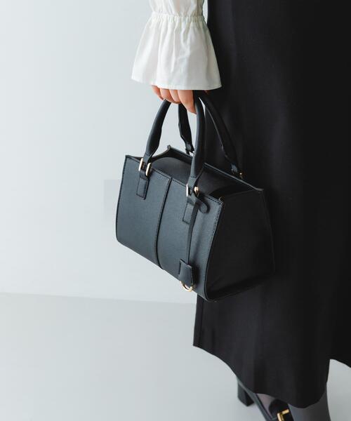 RODE SKO（ロデスコ）の「3セットチャームスクエアバッグ（ハンドバッグ・レディース・アイボリー/ブラック/グレー系その他・ONE）」の8枚目の写真