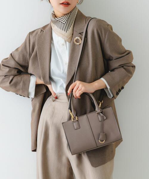 RODE SKO（ロデスコ）の「3セットチャームスクエアバッグ（ハンドバッグ・レディース・アイボリー/ブラック/グレー系その他・ONE）」の18枚目の写真