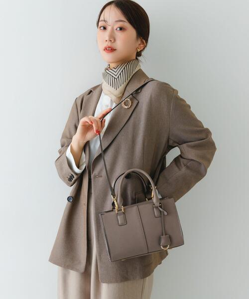 RODE SKO（ロデスコ）の「3セットチャームスクエアバッグ（ハンドバッグ・レディース・アイボリー/ブラック/グレー系その他・ONE）」の17枚目の写真