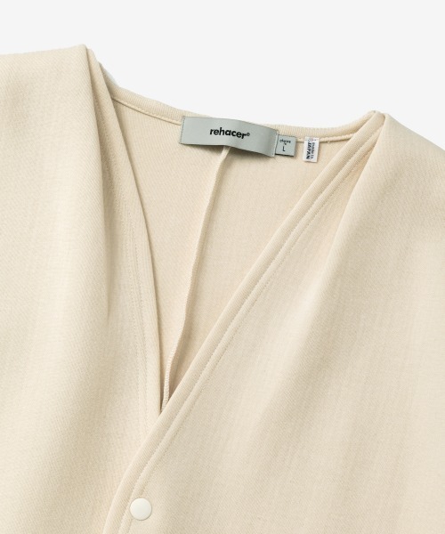 rehacer（レアセル）の「rehacer : Butterfly Dolman Cardigan / バタフライ ドルマン カーディガン（カーディガン/ボレロ・メンズ・アイボリー/ブラック・X-LARGE/LARGE/MEDIUM/SMALL）」の6枚目の写真