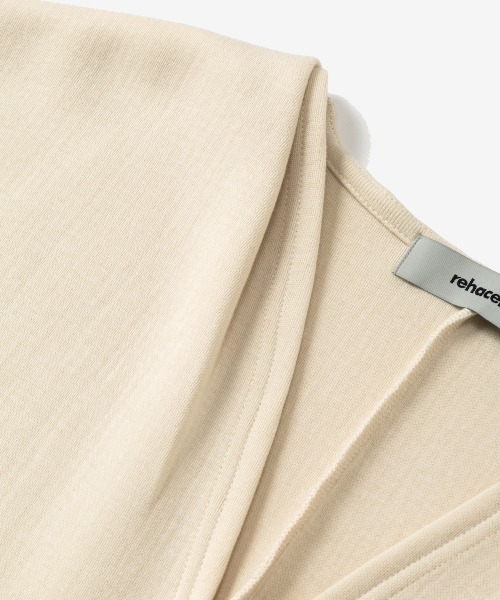 rehacer（レアセル）の「rehacer : Butterfly Dolman Cardigan / バタフライ ドルマン カーディガン（カーディガン/ボレロ・メンズ・アイボリー/ブラック・X-LARGE/LARGE/MEDIUM/SMALL）」の9枚目の写真