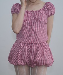FEKETE�i�t�F�P�e�j�́ugingham puff shorts / �M���K���`�F�b�N���ڂ���p���c�i���̑��p���c�j�v