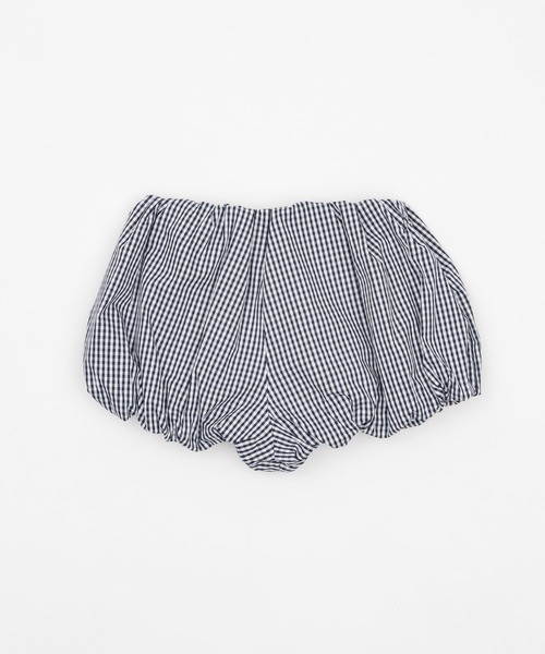 FEKETE（フェケテ）の「gingham puff shorts / ギンガムチェックかぼちゃパンツ（その他パンツ・レディース・ピンク/ネイビー・LARGE/MEDIUM/SMALL）」の4枚目の写真