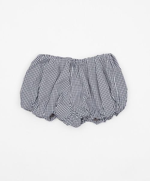 FEKETE（フェケテ）の「gingham puff shorts / ギンガムチェックかぼちゃパンツ（その他パンツ・レディース・ピンク/ネイビー・LARGE/MEDIUM/SMALL）」の3枚目の写真