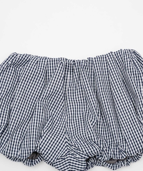FEKETE（フェケテ）の「gingham puff shorts / ギンガムチェックかぼちゃパンツ（その他パンツ・レディース・ピンク/ネイビー・LARGE/MEDIUM/SMALL）」の5枚目の写真