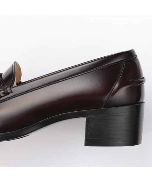 EASTBOY（イーストボーイ）の「ヒール ローファー通学 学生 靴 女子 中学生 高校生 スクール（ローファー・キッズ・ブラウン/ブラック・23.0cm/25.0cm/24.5cm/24.0cm/23.5cm）」の3枚目の写真