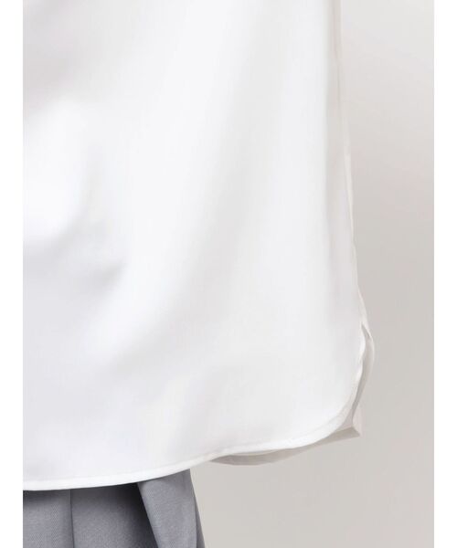 TONAL(トーナル)の「スカーフリングタイブラウス(シャツ/ブラウス・レディース・ピンク/ネイビー/オフホワイト・MEDIUM)」の17枚目の写真