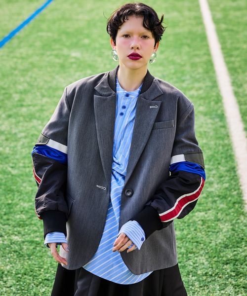 TRACK MIX TAILORED JK（テーラードジャケット）｜OMMO（オーエム