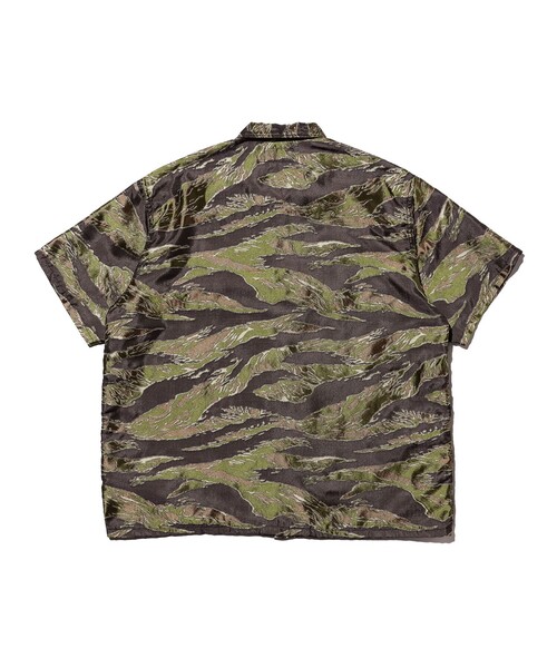 BEAMS PLUS(ビームスプラス)の「MIL-SHT Tiger Stripe Mesh Jacquard(シャツ/ブラウス・メンズ・その他・SMALL/MEDIUM/X-LARGE/LARGE)」の7枚目の写真