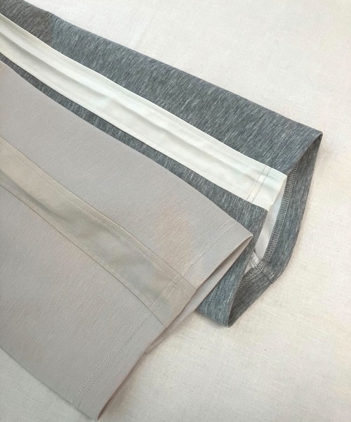 Q(キュー)の「切替ラインパンツ(その他パンツ・レディース・アイボリー/ライトグレー・MEDIUM)」の7枚目の写真