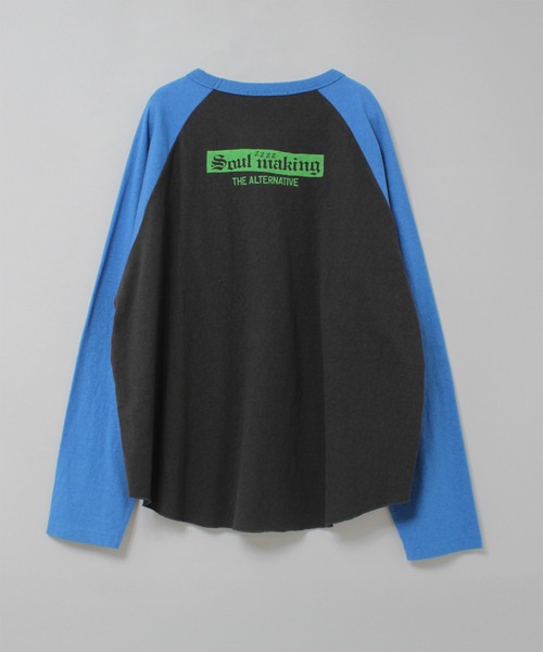 RNA（アールエヌエー）の「M2637 SERAPHラグランロンT（Tシャツ/カットソー・レディース・ブラック×ブルー/ホワイト×ピンク/ホワイト×ブラック・MEDIUM）」の12枚目の写真