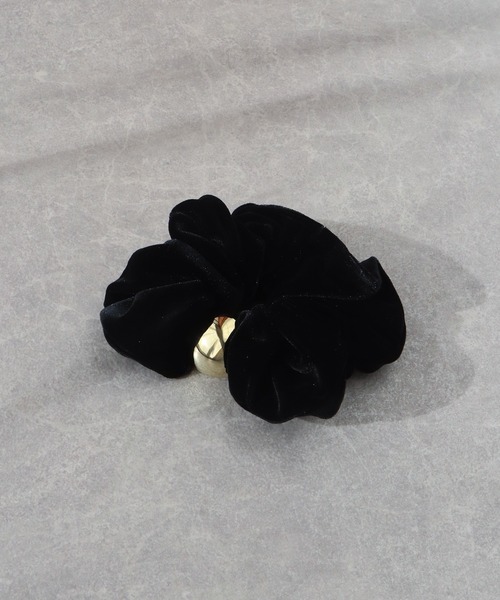 BLUEEAST（ブルーイースト）の「メタルボールベロアシュシュ（シュシュ・レディース・ブラウン/モカ/ブラック・FREE）」の17枚目の写真