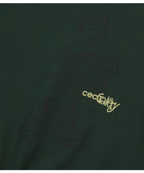 chancechance(チャンスチャンス)の「CEC GALLERY グラフィックスウェットシャツ(グリーン/裏起毛)(スウェット・レディース・その他・SMALL/MEDIUM)」の3枚目の写真