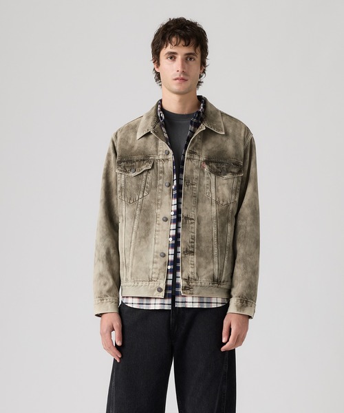Levi's(リーバイス)の「Levi's/リーバイス TYPEⅢ リラックスフィット トラッカージャケット(デニムジャケット・メンズ・グリーン・XL/L/M/S)」の10枚目の写真
