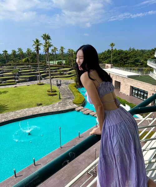 VIKINI VENDER(ビキニベンダー)の「ルヘン ストラップ カットアウト ロングワンピース - パープル(ワンピース・レディース・その他・ONE SIZE)」の4枚目の写真