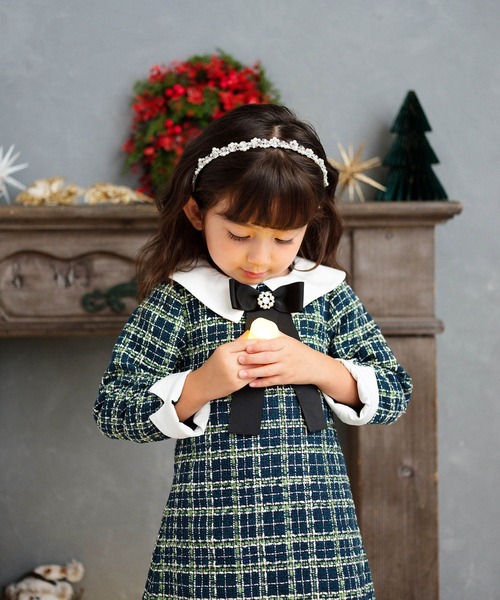Rora（ローラ）の「ジュエリーパール カチューシャ (1colors) 日本製 ハンドメイド（カチューシャ・キッズ・ホワイト・FREE）」の6枚目の写真