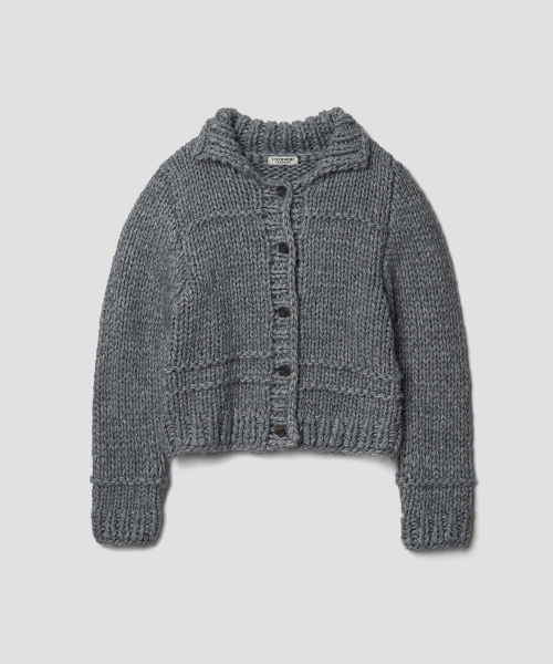 TTUDEMENT(トュードメント)の「CHUNKY HANDMADE CARDIGAN MELANGE GREY(カーディガン/ボレロ・レディース・その他・FREE)」の3枚目の写真