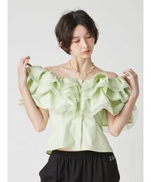 LILY BROWN | ボリュームフリルオフショルブラウス(シャツ/ブラウス)