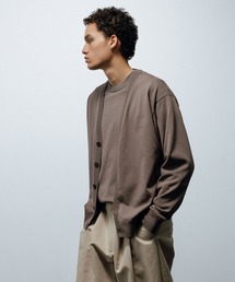 な*な様 完売! アダムエロペ ADAM ET ROPE ハートボタン カーディ サステナブル】ハートボタンミドルカーディガン（カーディガン/ボレロ