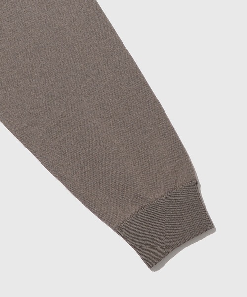 ADAM ET ROPE'（アダムエロペ）の「強撚プレーティングニットカーディガン（カーディガン/ボレロ・メンズ・ブラック/チャコールグレー・L/M）」の7枚目の写真