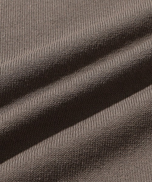 ADAM ET ROPE'（アダムエロペ）の「強撚プレーティングニットカーディガン（カーディガン/ボレロ・メンズ・ブラック/チャコールグレー・L/M）」の10枚目の写真