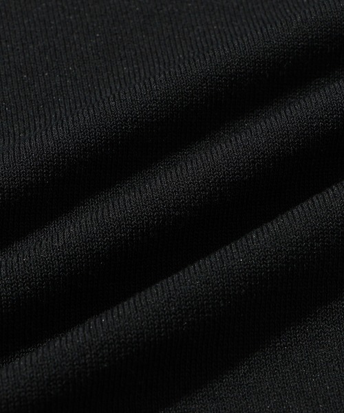 ADAM ET ROPE'（アダムエロペ）の「強撚プレーティングニットカーディガン（カーディガン/ボレロ・メンズ・ブラック/チャコールグレー・L/M）」の11枚目の写真