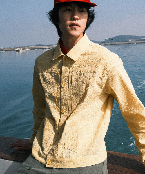VDR（ブイディアール）の「FISHERMAN JACKET [Lemon]（デニムジャケット・メンズ・その他・M/L/XL）」の2枚目の写真