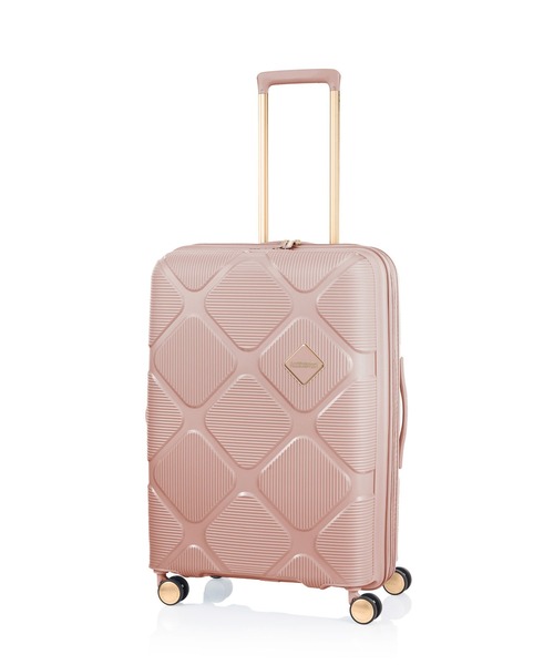 AMERICAN TOURISTER(アメリカンツーリスター)の「アメリカンツーリスター INSTAGON スピナー69/ 25エキスパンダーTSA V2 GT ピーチブロッサム(スーツケース/キャリーバッグ・レディース・サーモンピンク・M)」の1枚目の写真