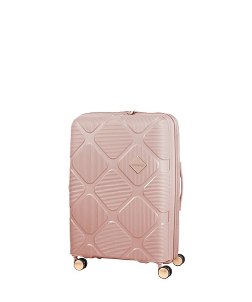 AMERICAN TOURISTER(アメリカンツーリスター)の「アメリカンツーリスター INSTAGON スピナー69/ 25エキスパンダーTSA V2 GT ピーチブロッサム(スーツケース/キャリーバッグ・レディース・サーモンピンク・M)」の2枚目の写真